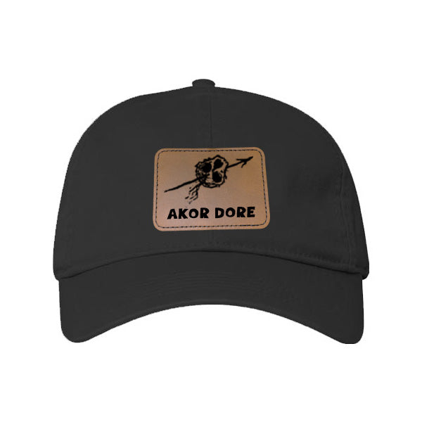 Akor Dore Baseball Cap with Leather Patch