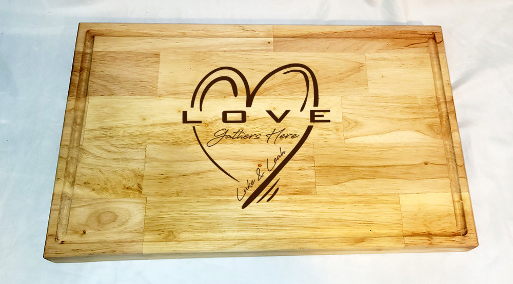 BIG A$$ Butcher Block Smoker/Grill Cutting Board