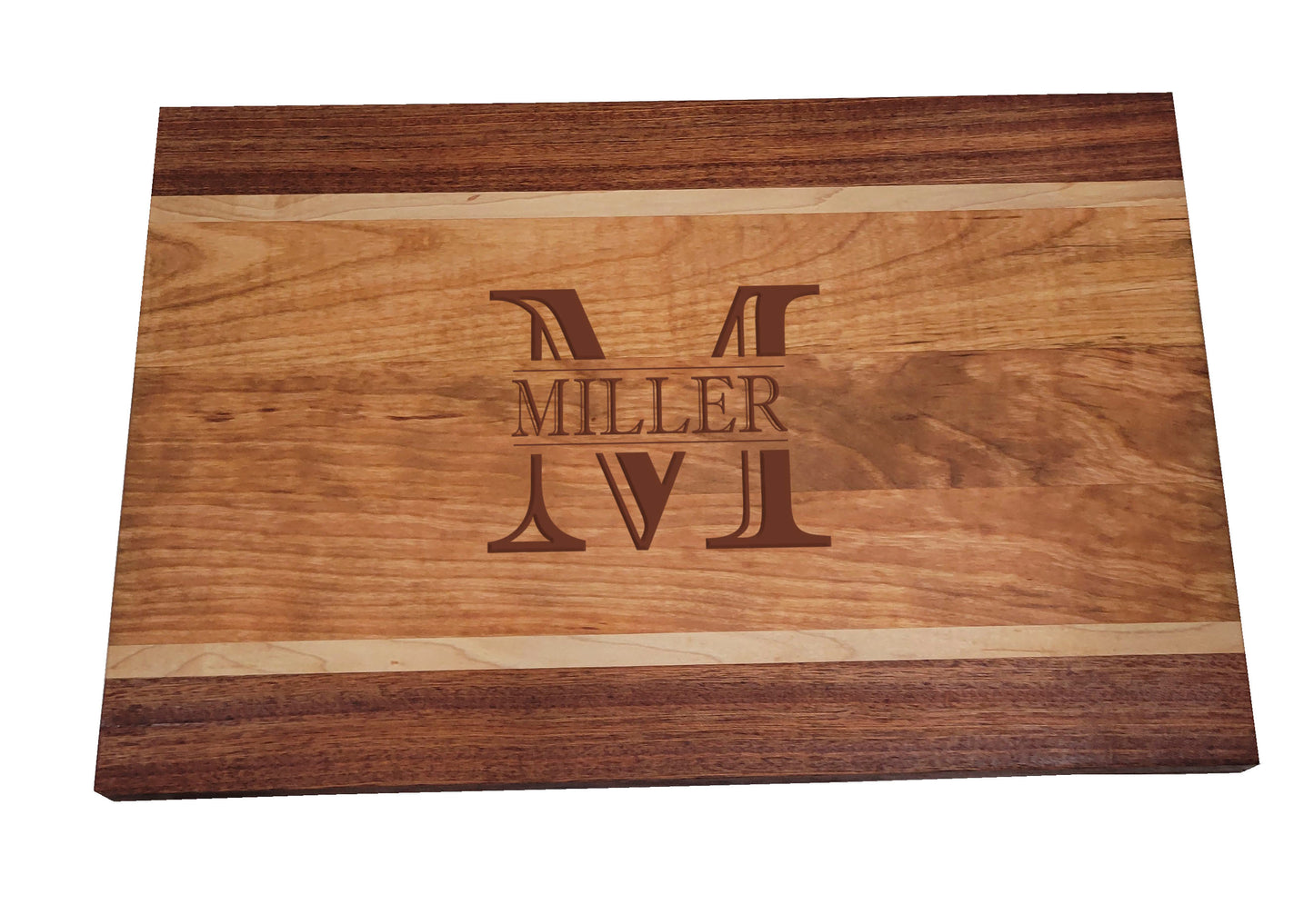 Cherry Cutting board with Maple and Mahogany