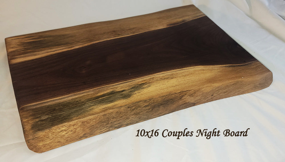 Live Edge Walnut Charcuterie Serving Board
