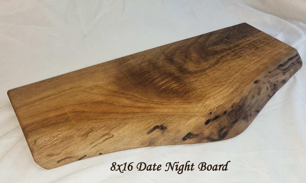 Live Edge Walnut Charcuterie Serving Board
