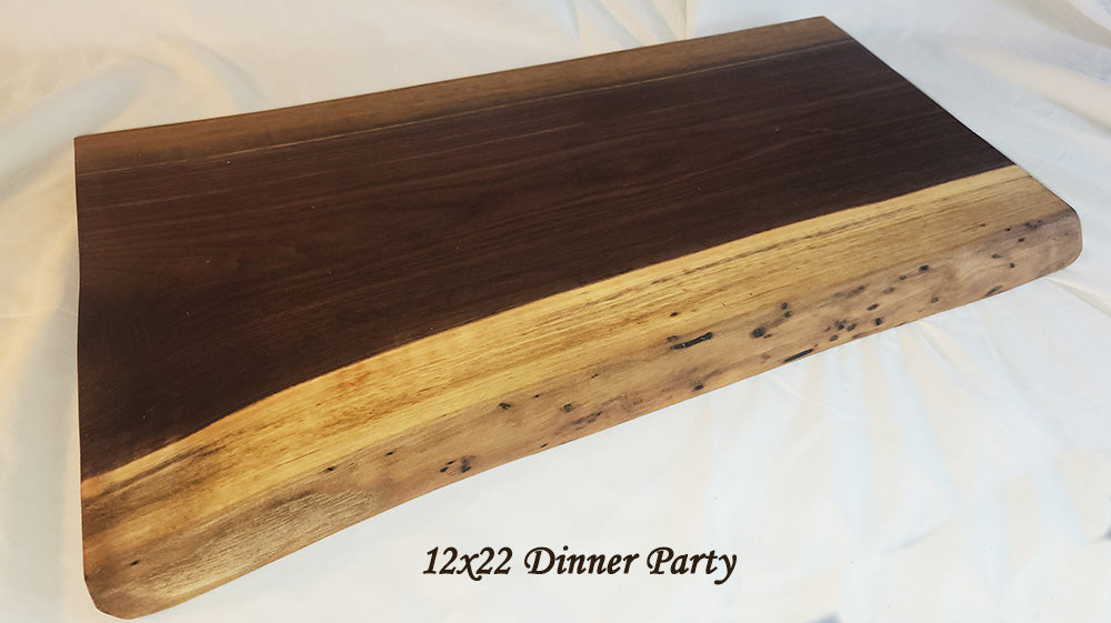 Live Edge Walnut Charcuterie Serving Board