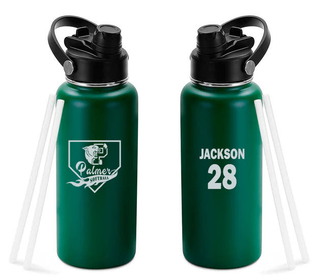 Palmer Insulated 32 oz Water Bottle Engraved