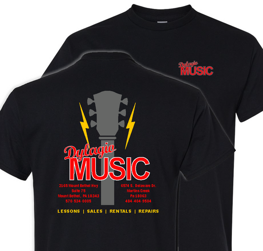 Dylagio Music Black Tee Shirt