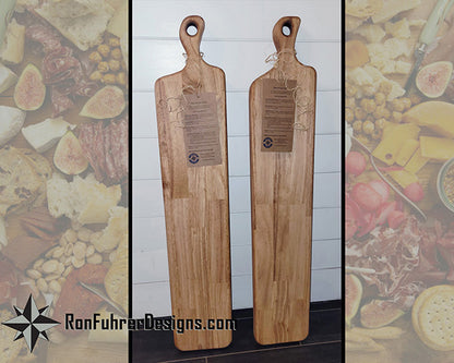 Big Paddle Charcuterie / Cutting Board