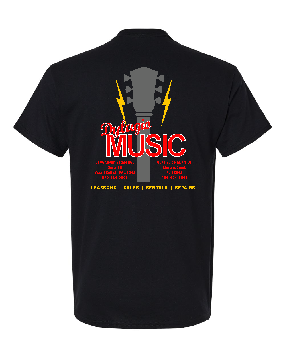 Dylagio Music Black Tee Shirt