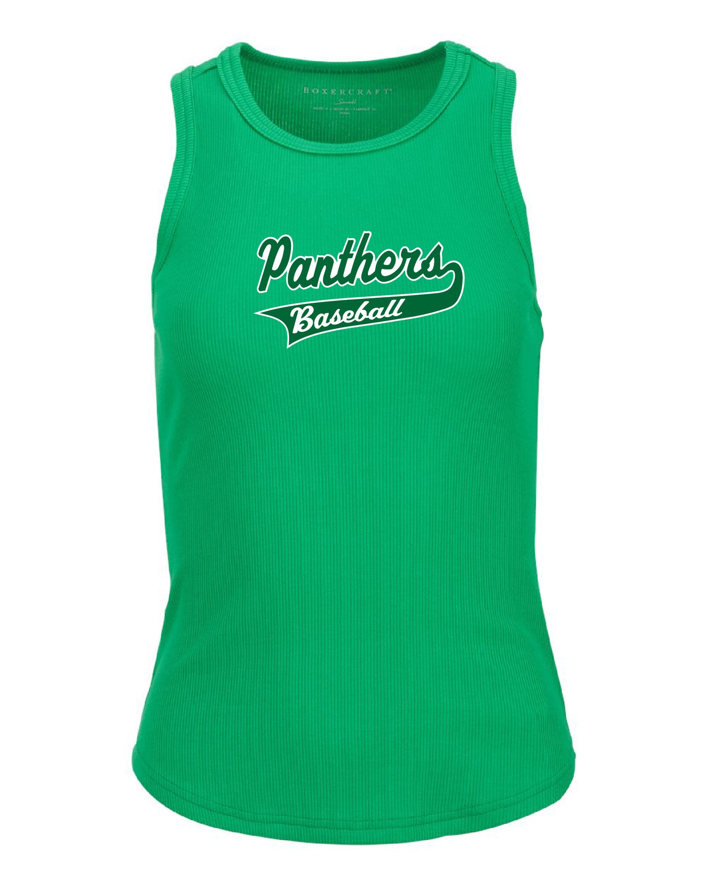 Palmer Baseball Womens Tank Top Ribbed Knit
