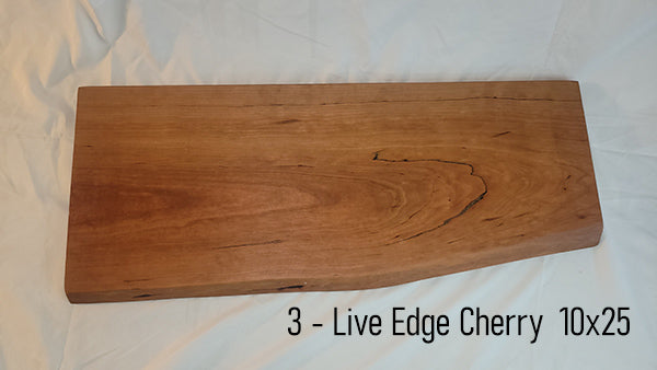 Live Edge Cherry Charcuterie Board