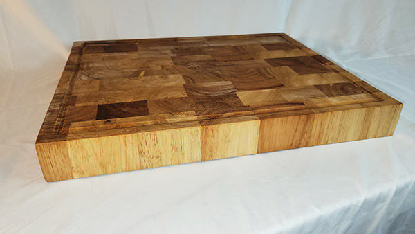 End Grain Butcher Block Cutting Board 13x16