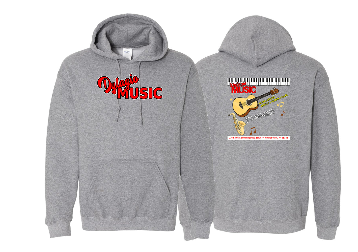 Dylagio Music Hoodies