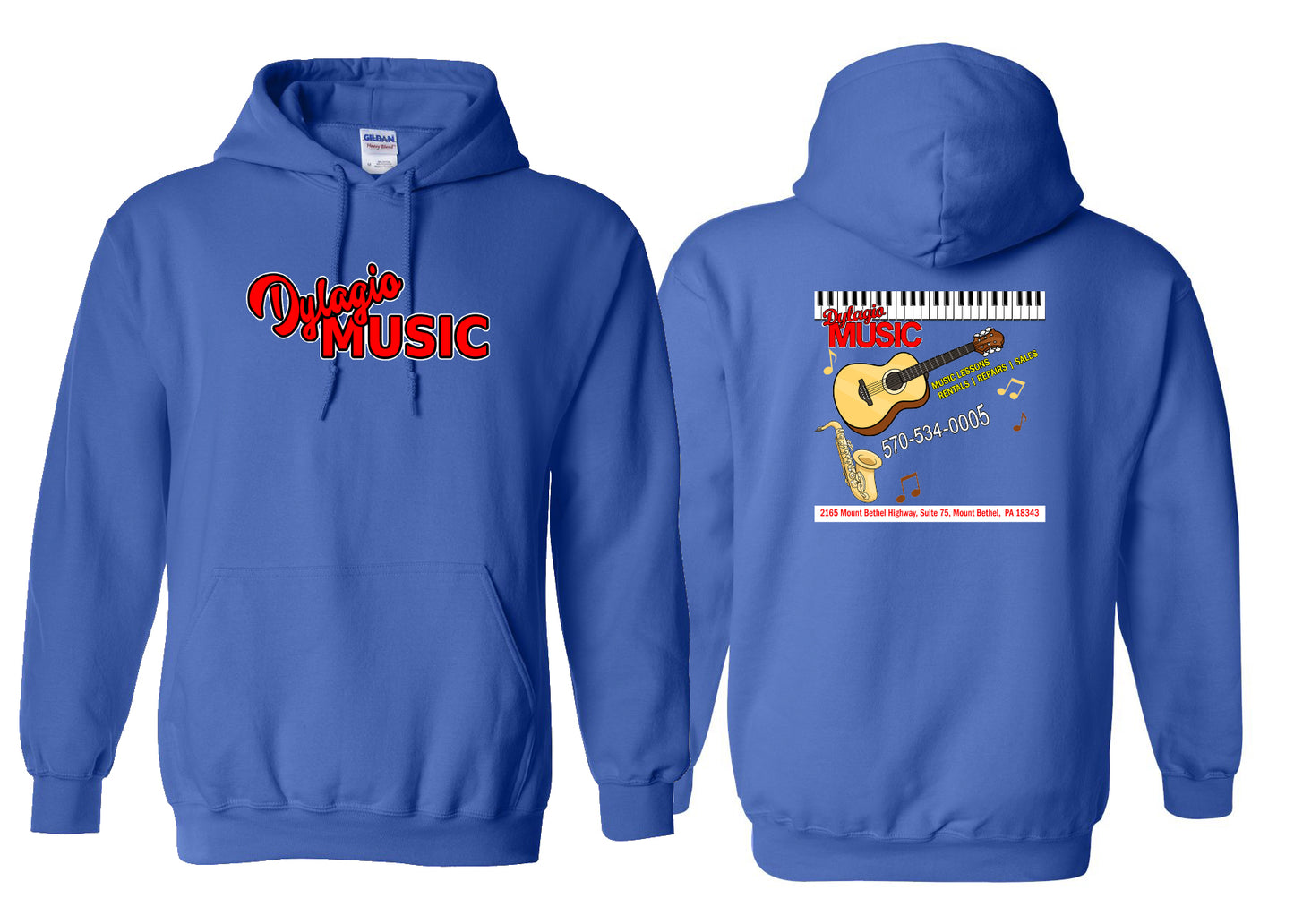 Dylagio Music Hoodies