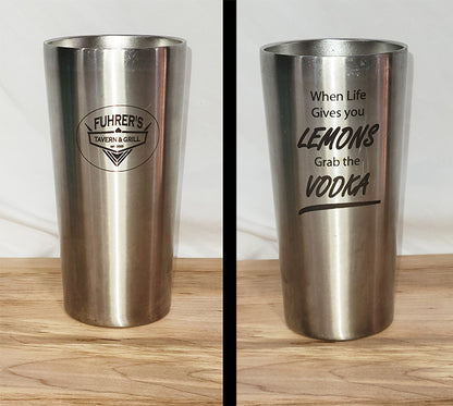 Engraved Stainless Steel 30 oz. Tumblers