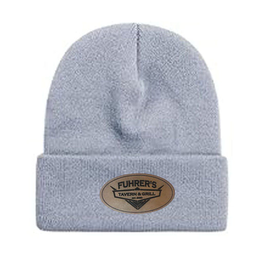 Fuhrers Tavern Beanie with Leather Patch