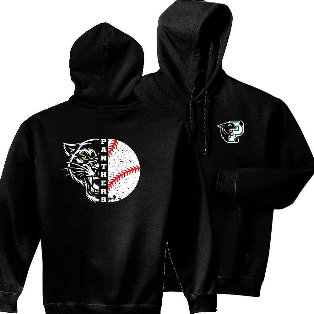 Palmer Baseball Hoodies - Panther / Ball