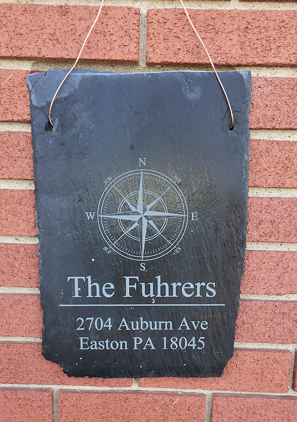 Roof Slate Address Signs