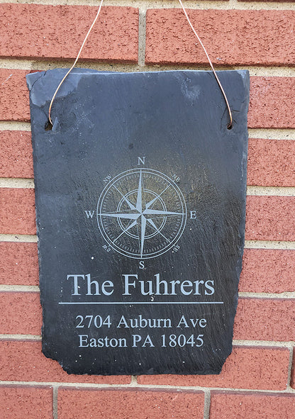Roof Slate Address Signs