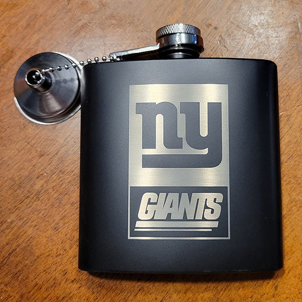 Engraved Stainless Steel 6 oz. Flask