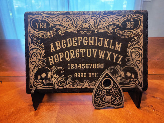 Halloween Slate Ouija Serving board