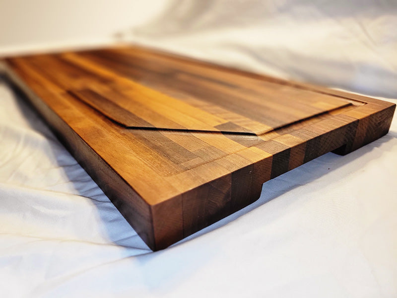 The BEAST -   Solid Black Walnut Butcher Block Cutting Board