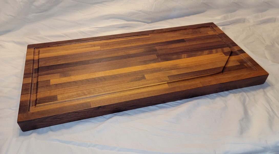 The BEAST -   Solid Black Walnut Butcher Block Cutting Board