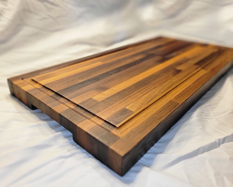The BEAST -   Solid Black Walnut Butcher Block Cutting Board